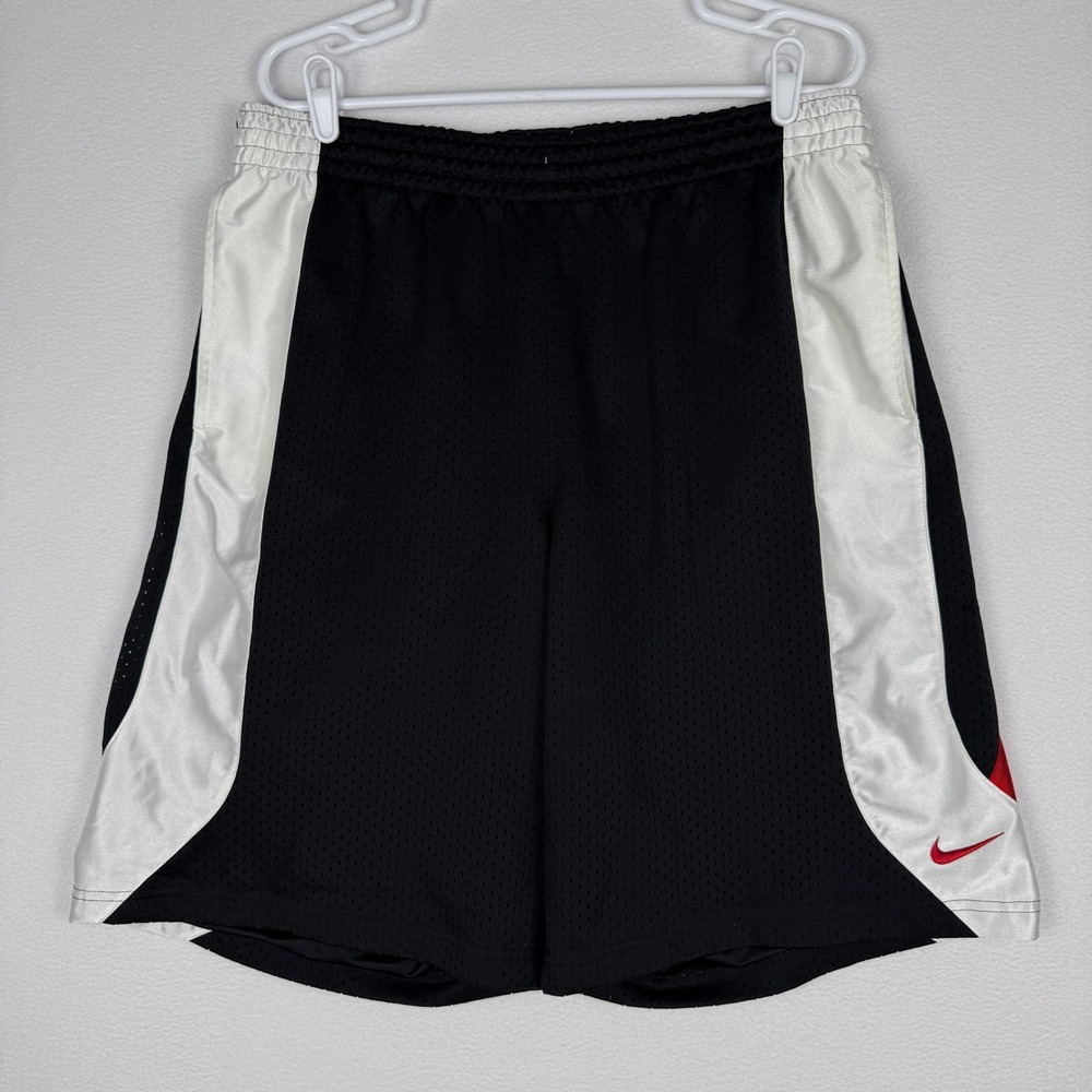 Vtg Nike Basketball Shorts Mens XL Mesh Shiny Dazzle Drawstring Y2K Streetwear